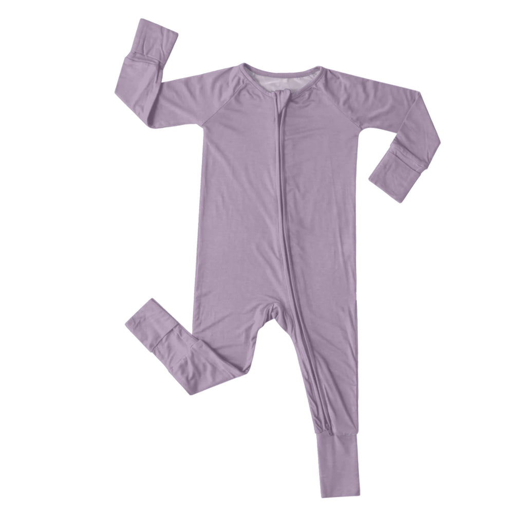 Zippered Romper in Taro – HugBloom