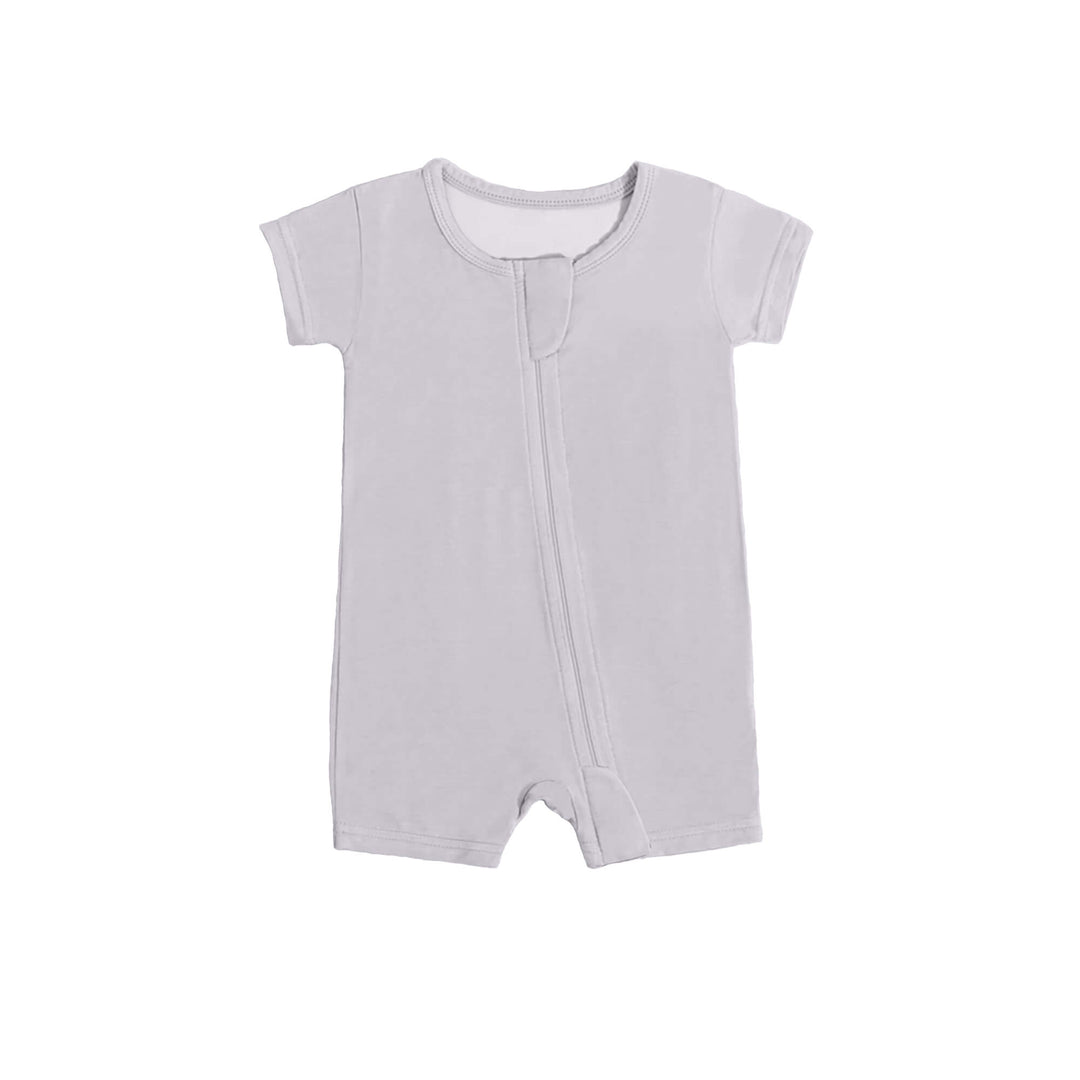 Zippered Romper in Storm